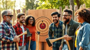 Read more about the article 510+ Top Axe Throwing Jokes That’ll Split Your Sides with Laughter