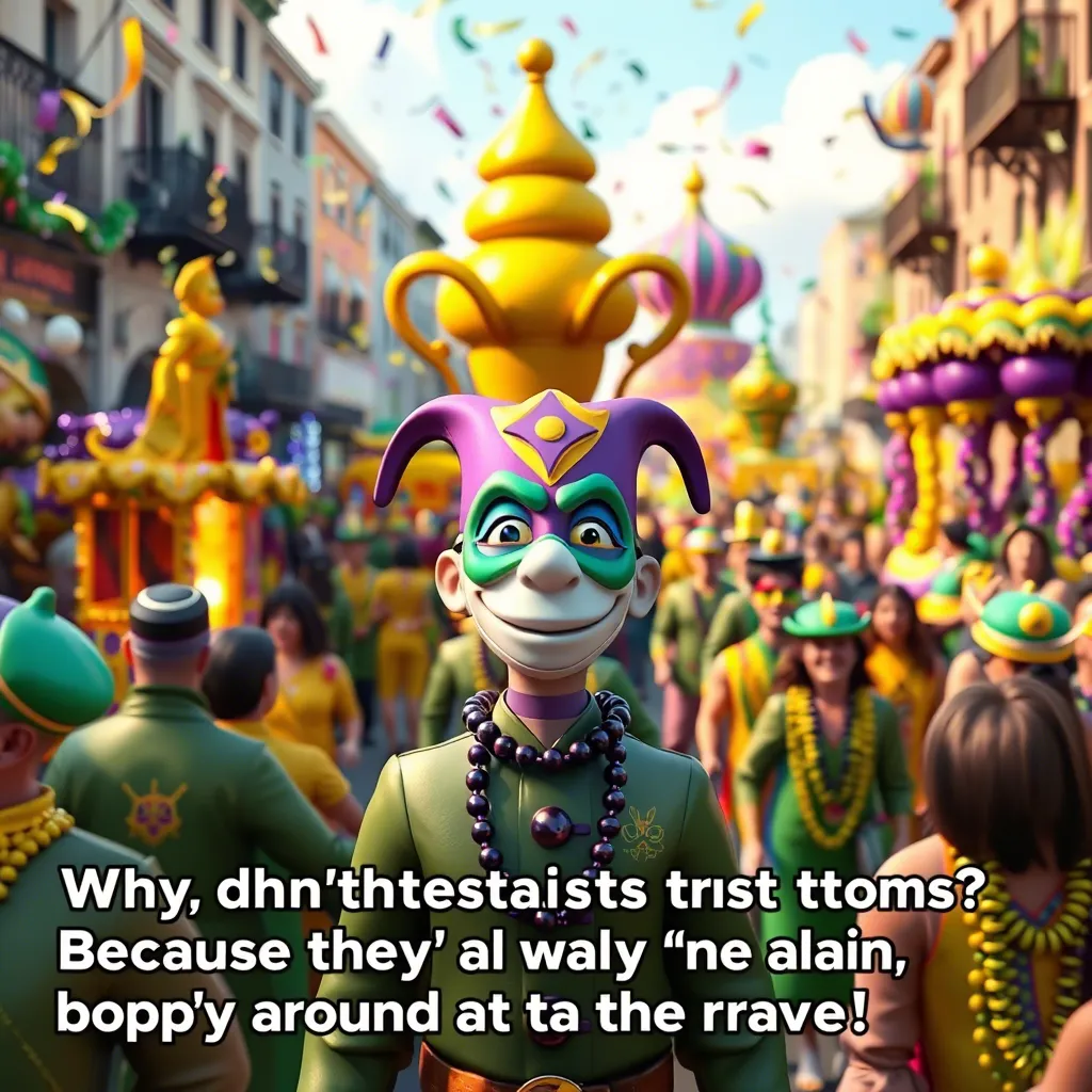 One-liner Jokes on Mardi Gras