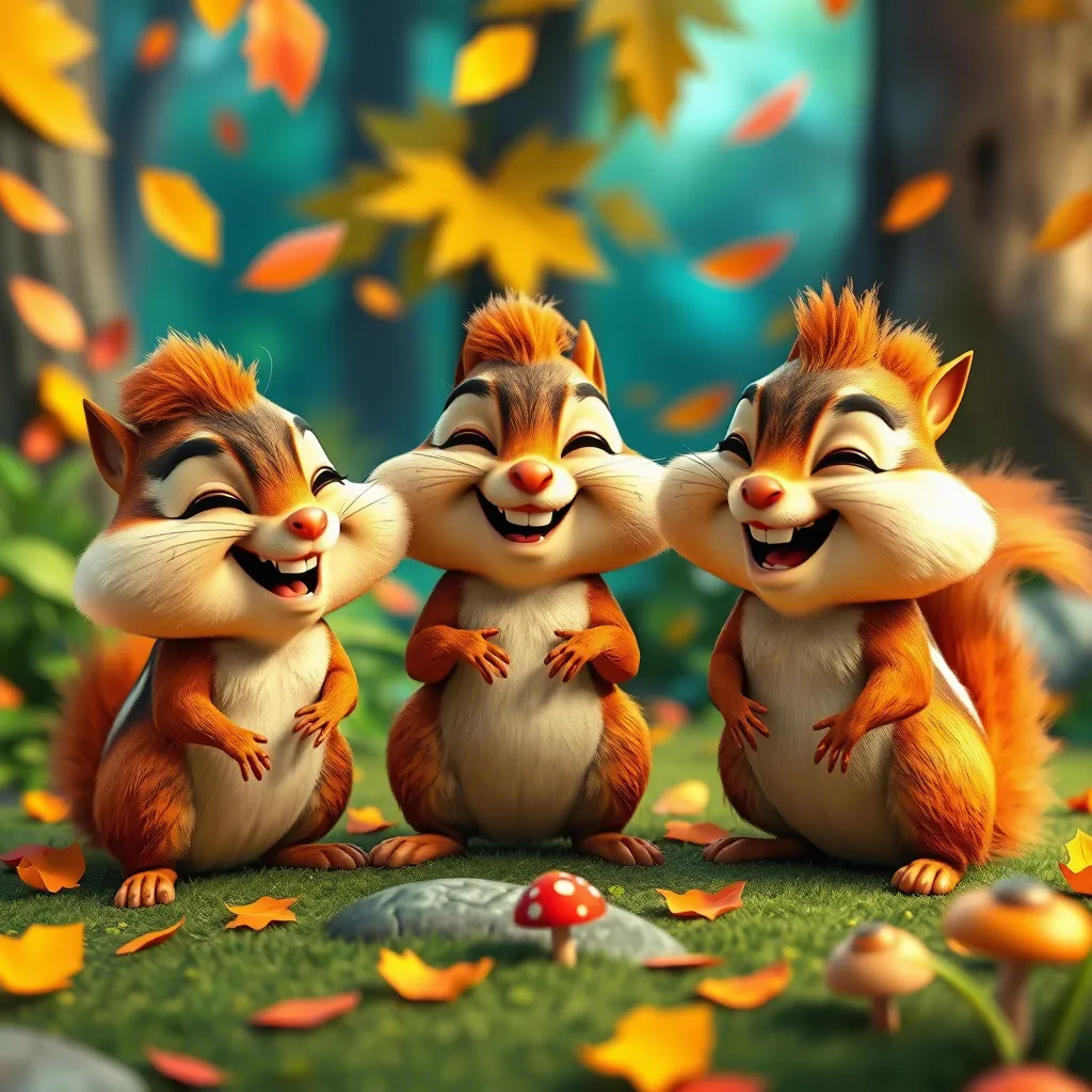 Short Chipmunks Giggles
