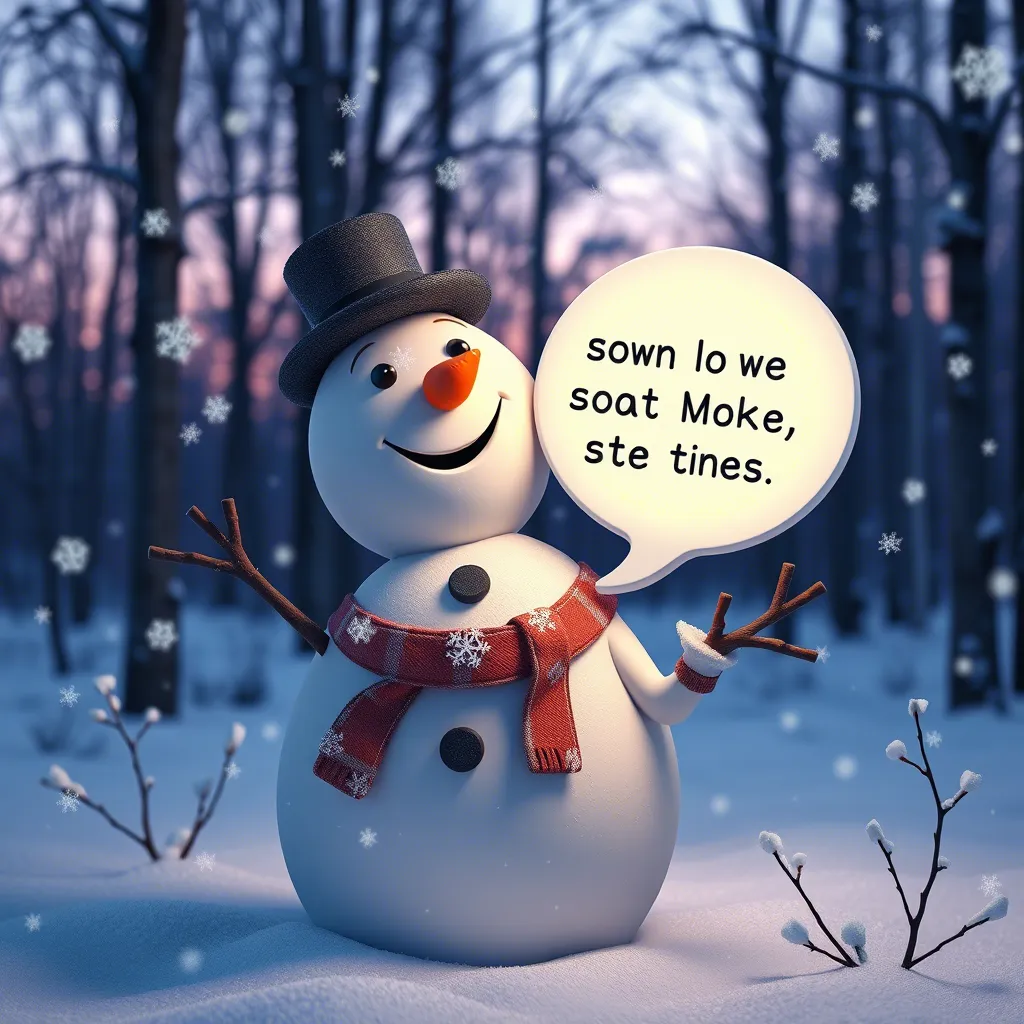 Snowman Jokes for Adults