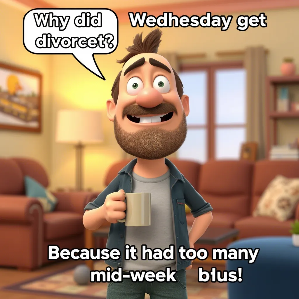 Best Funny Dad Jokes About Wednesday