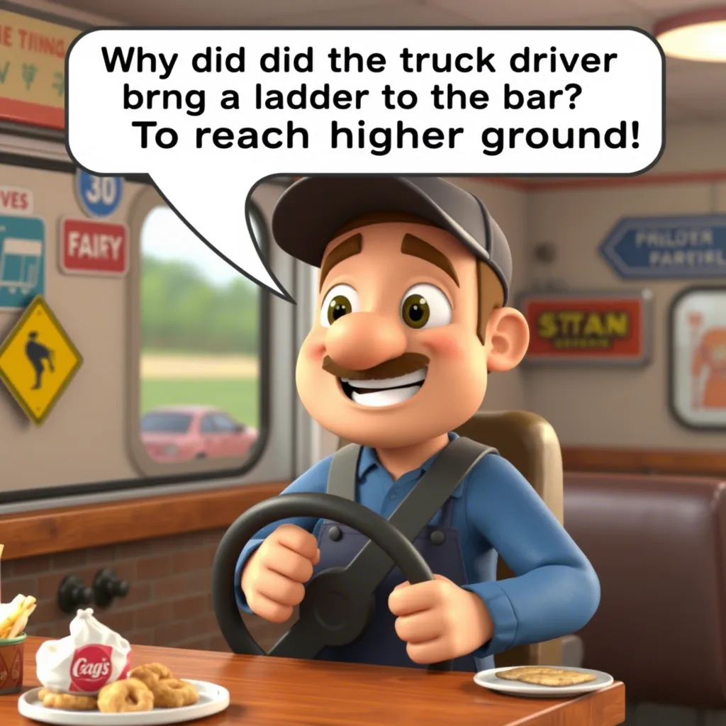 One Liner Jokes About Truck Drivers