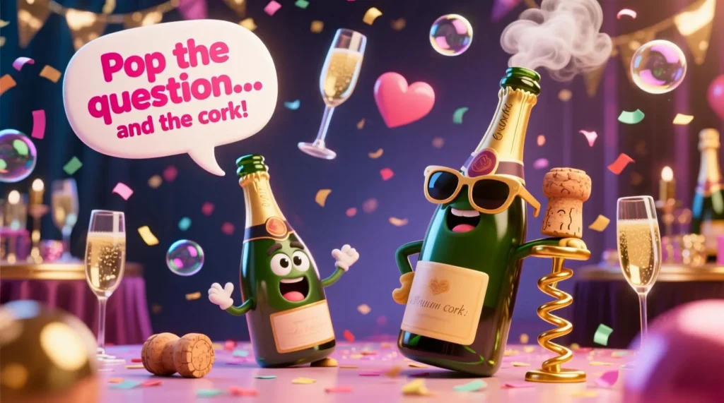 Champagne Puns Dirty