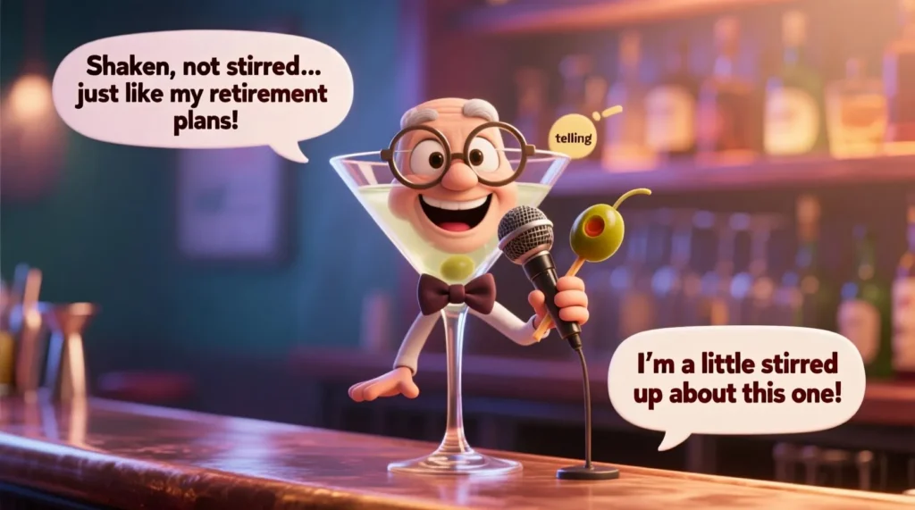 Martini Jokes and Puns for Elders