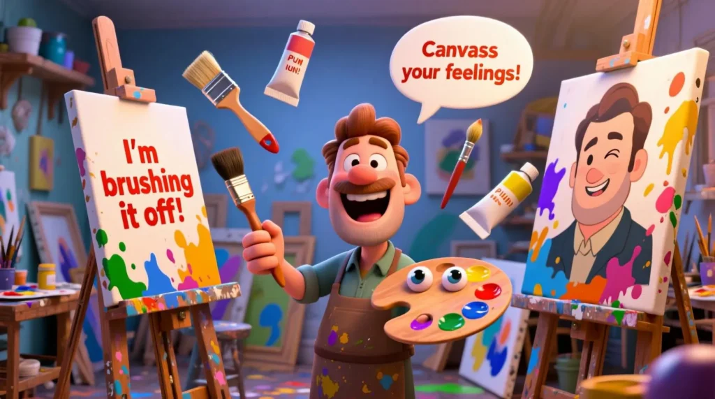 Painting Puns One Liners