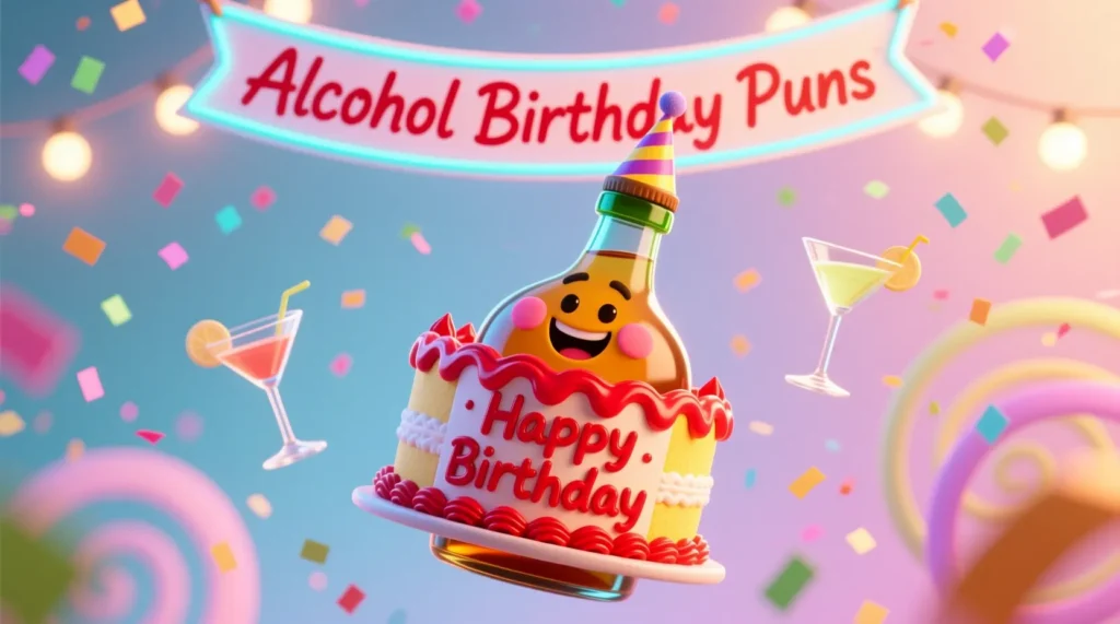Alcohol Birthday Puns
