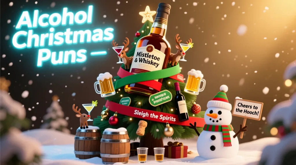 Alcohol Christmas Puns