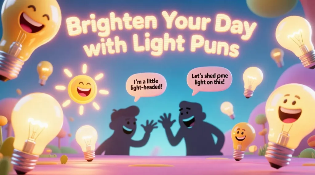 Brighten Your Day with Light Puns