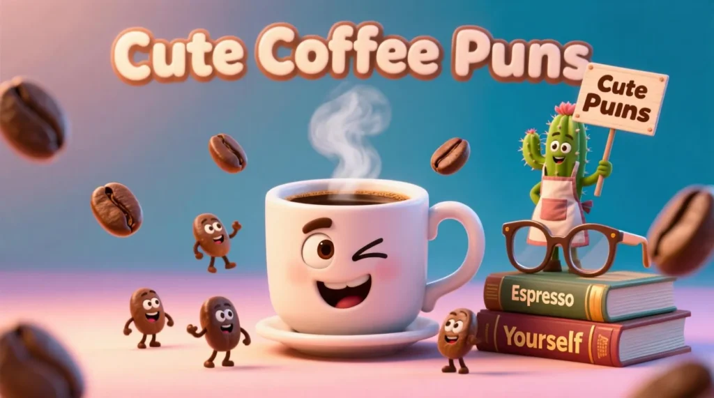 Cute Coffee Puns