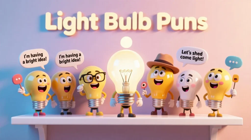 Light Bulb Puns