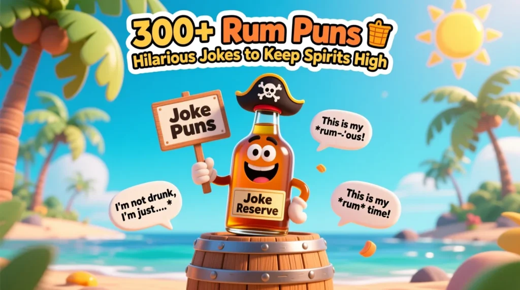 300+ Rum Puns 🥃 Hilarious Jokes to Keep Spirits High