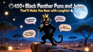 Read more about the article 🐾450+Black Panther Puns and Jokes That’ll Make You Roar with Laughter 😹🌑