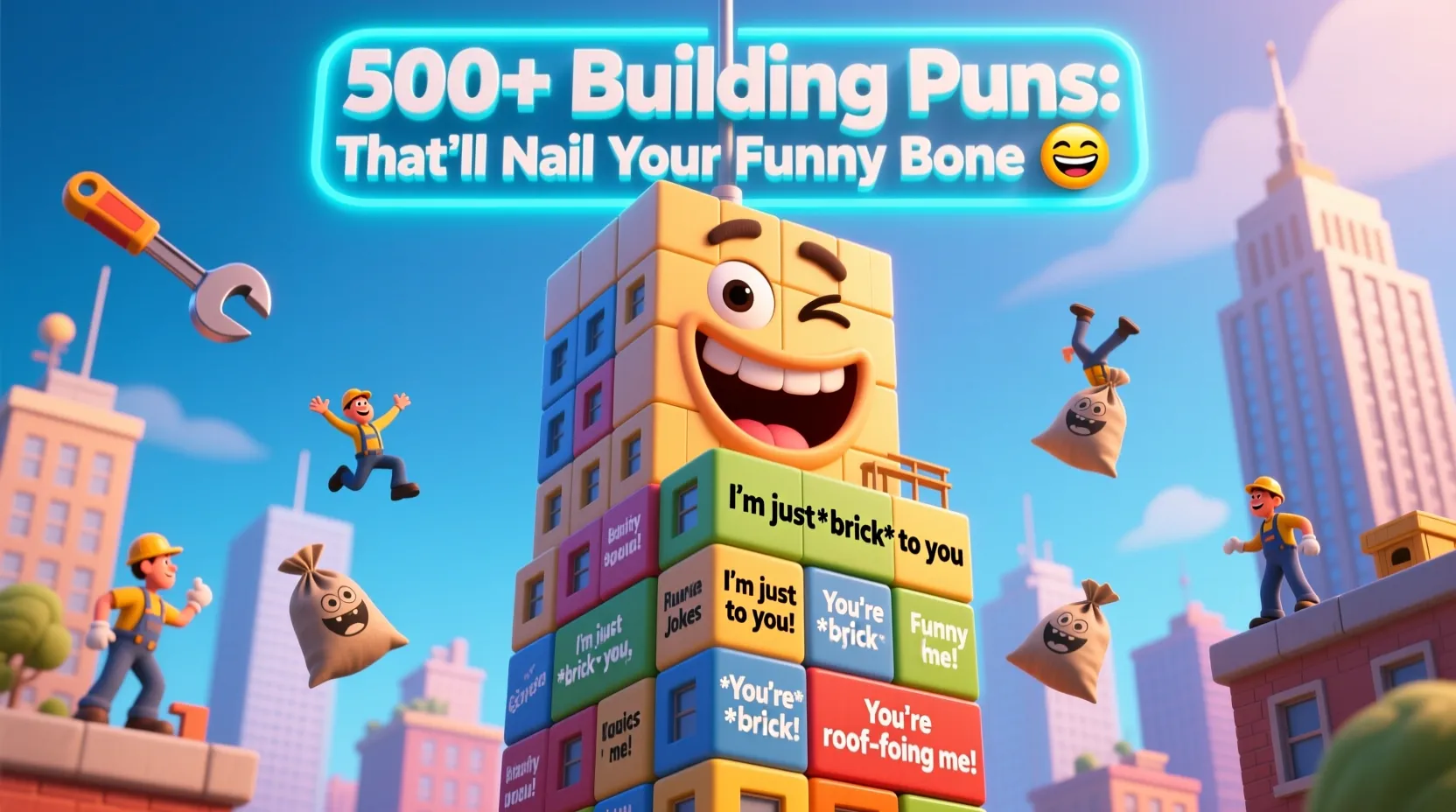You are currently viewing 500+Building Puns: Hilarious Jokes That’ll Nail Your Funny Bone 🏗️😂