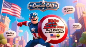 Read more about the article 🛡️500+Captain America Puns That’ll Shield You With Laughter! 🇺🇸😂