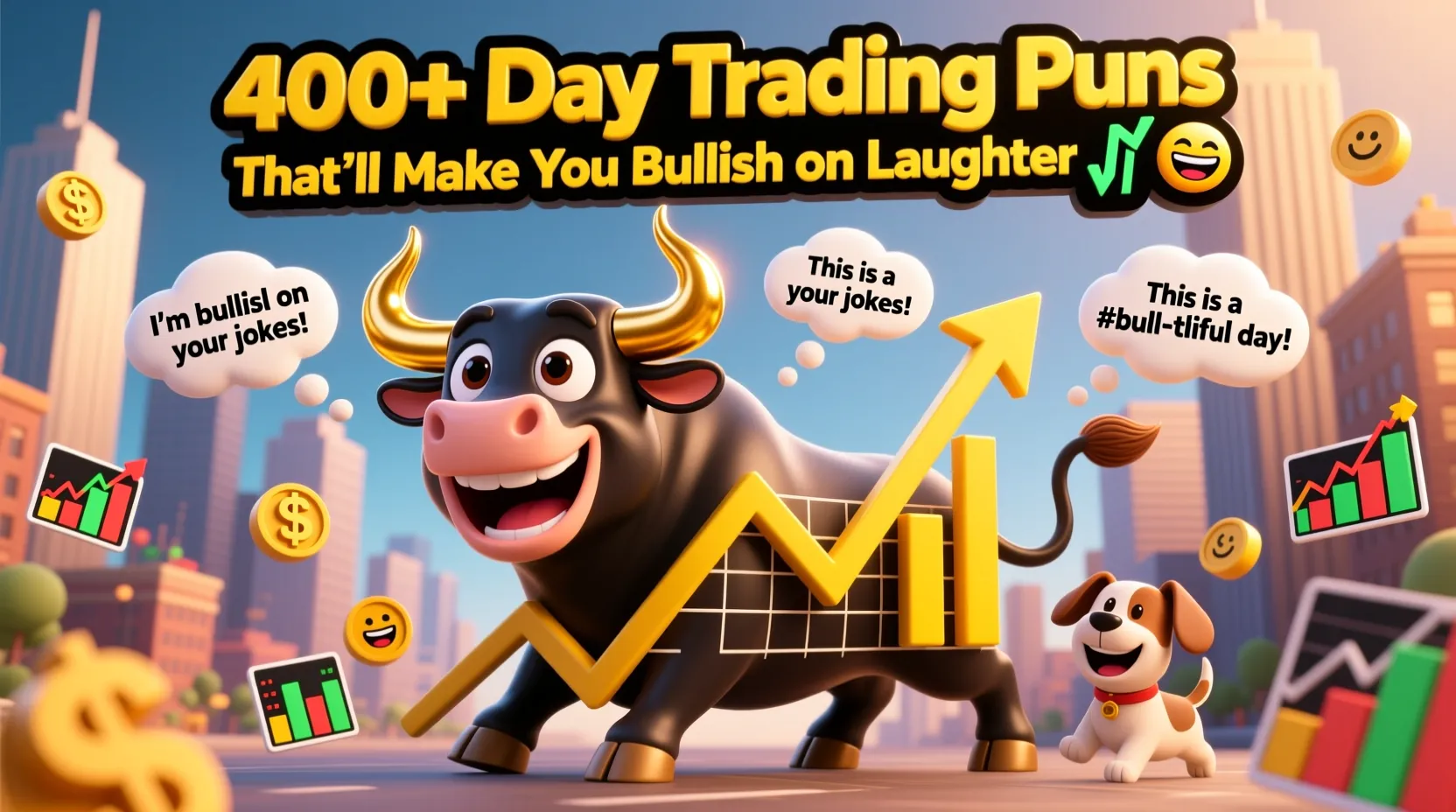 You are currently viewing 400+Day Trading Puns That’ll Make You Bullish on Laughter 📈😂