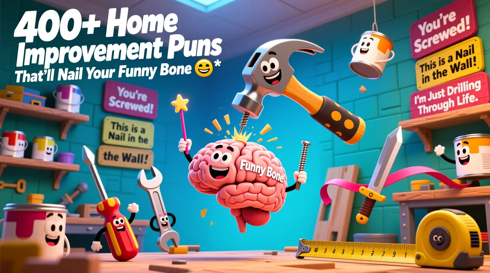 You are currently viewing 400+ Home Improvement Puns That’ll Nail Your Funny Bone 🏠😂