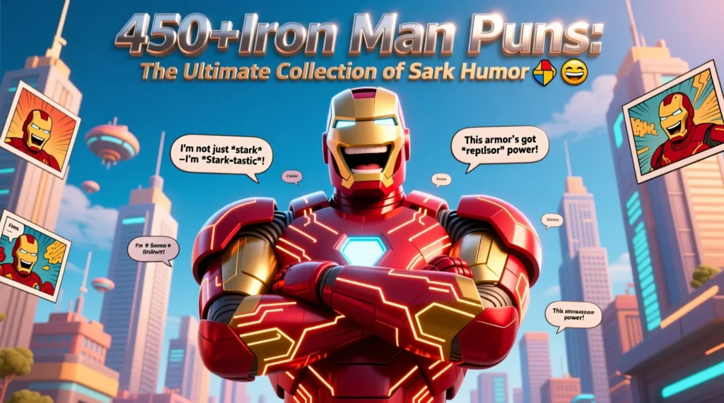 450+Iron Man Puns: The Ultimate Collection of Stark Humor 🦾😂