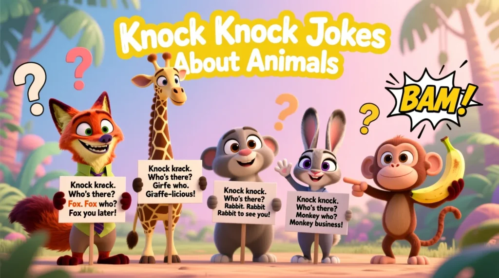 Knock Knock Jokes About Animals