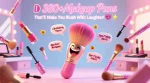 Read more about the article 💄 380+Makeup Puns That’ll Make You Blush With Laughter! 💋✨