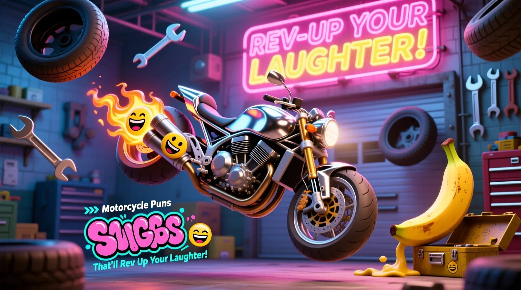 You are currently viewing ποΈ 700+Motorcycle Puns Thatβll Rev Up Your Laughter! π€£