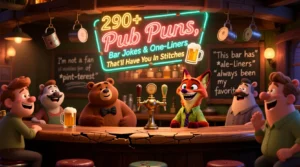 Read more about the article 290+ Pub Puns, Bar Jokes & One-Liners That’ll Have You In Stitches 🍻