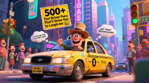 Read more about the article 🚕 500+Taxi Driver Puns That’ll Drive You to Laugh-ter 😆