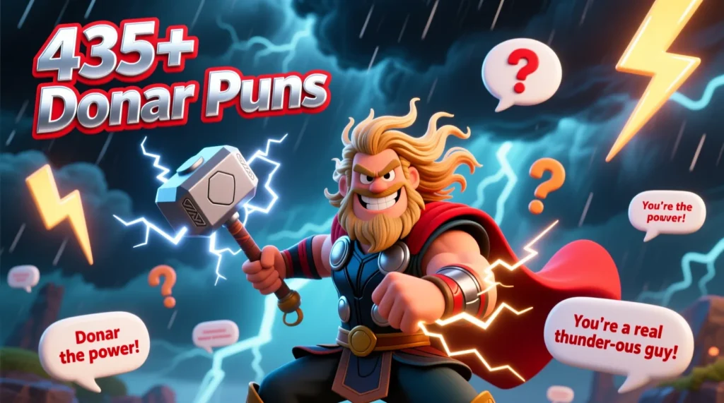 435+Thor Puns That’ll Hammer Down the Laughter! 🔨😂