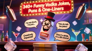 Read more about the article 340+ Funny Vodka Jokes, Puns & One-Liners