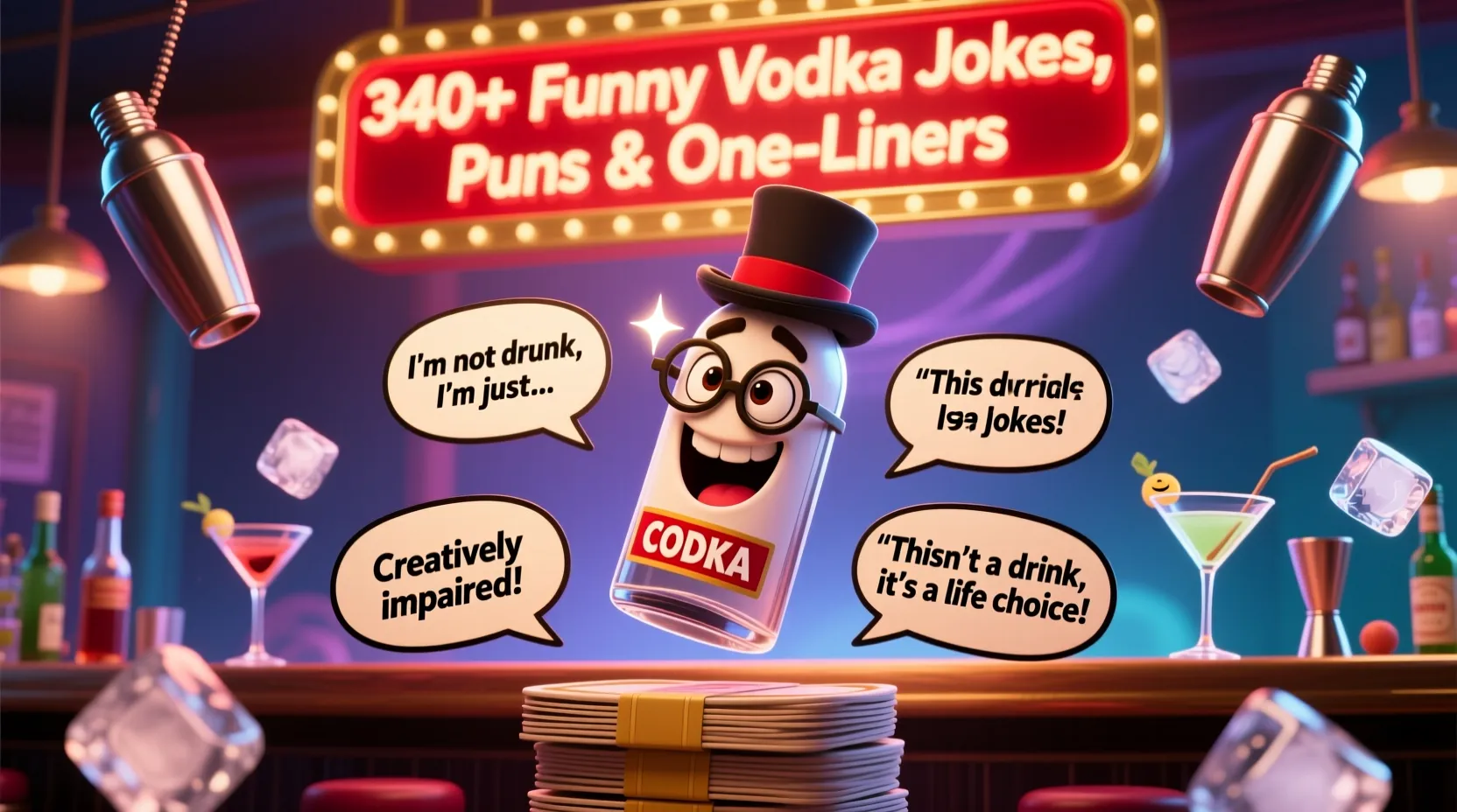 You are currently viewing 340+ Funny Vodka Jokes, Puns & One-Liners