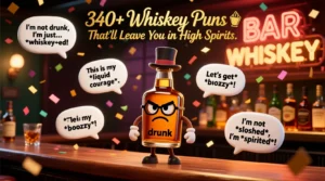 Read more about the article 340+ Whiskey Puns 🥃 That’ll Leave You in High Spirits