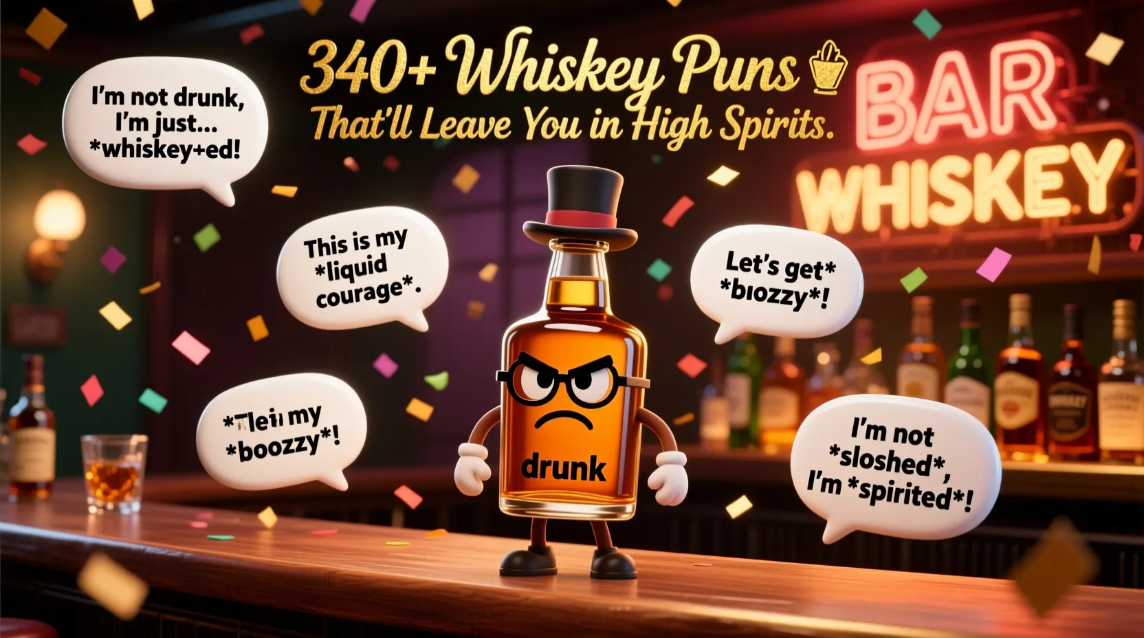You are currently viewing 340+ Whiskey Puns 🥃 That’ll Leave You in High Spirits