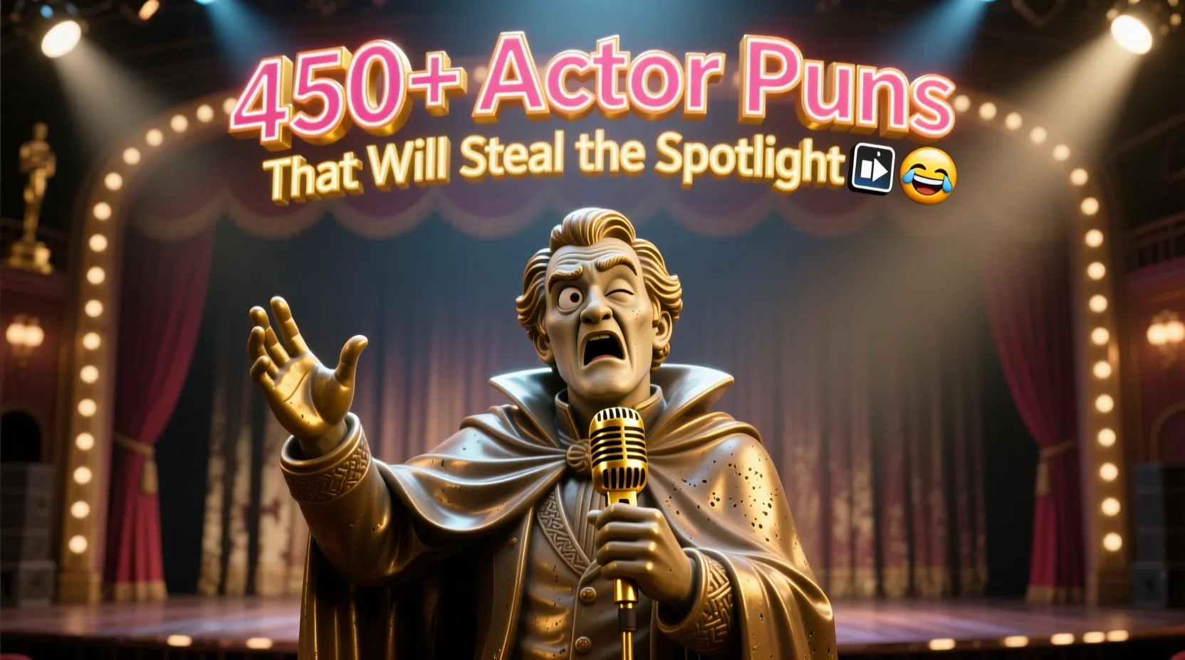 You are currently viewing 450+ Actor Puns That Will Steal the Spotlight 🎬😂