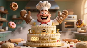 Read more about the article 400+ Baker Puns That’ll Make You Rise with Laughter ❤️🍰