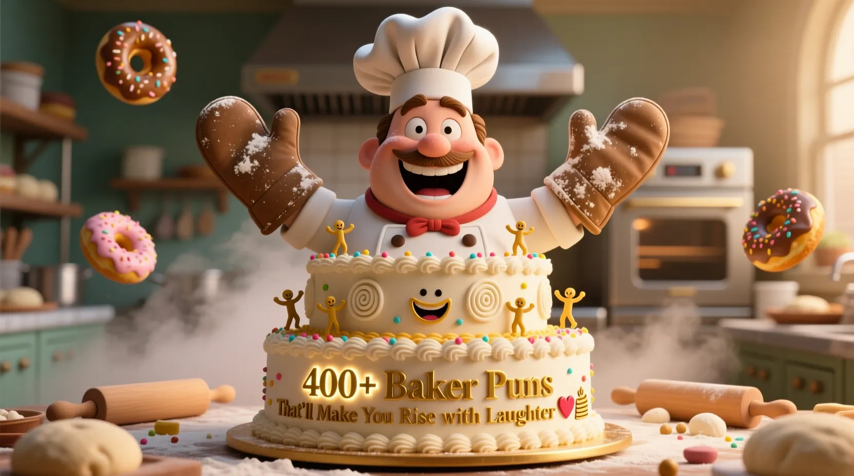 You are currently viewing 400+ Baker Puns That’ll Make You Rise with Laughter ❤️🍰