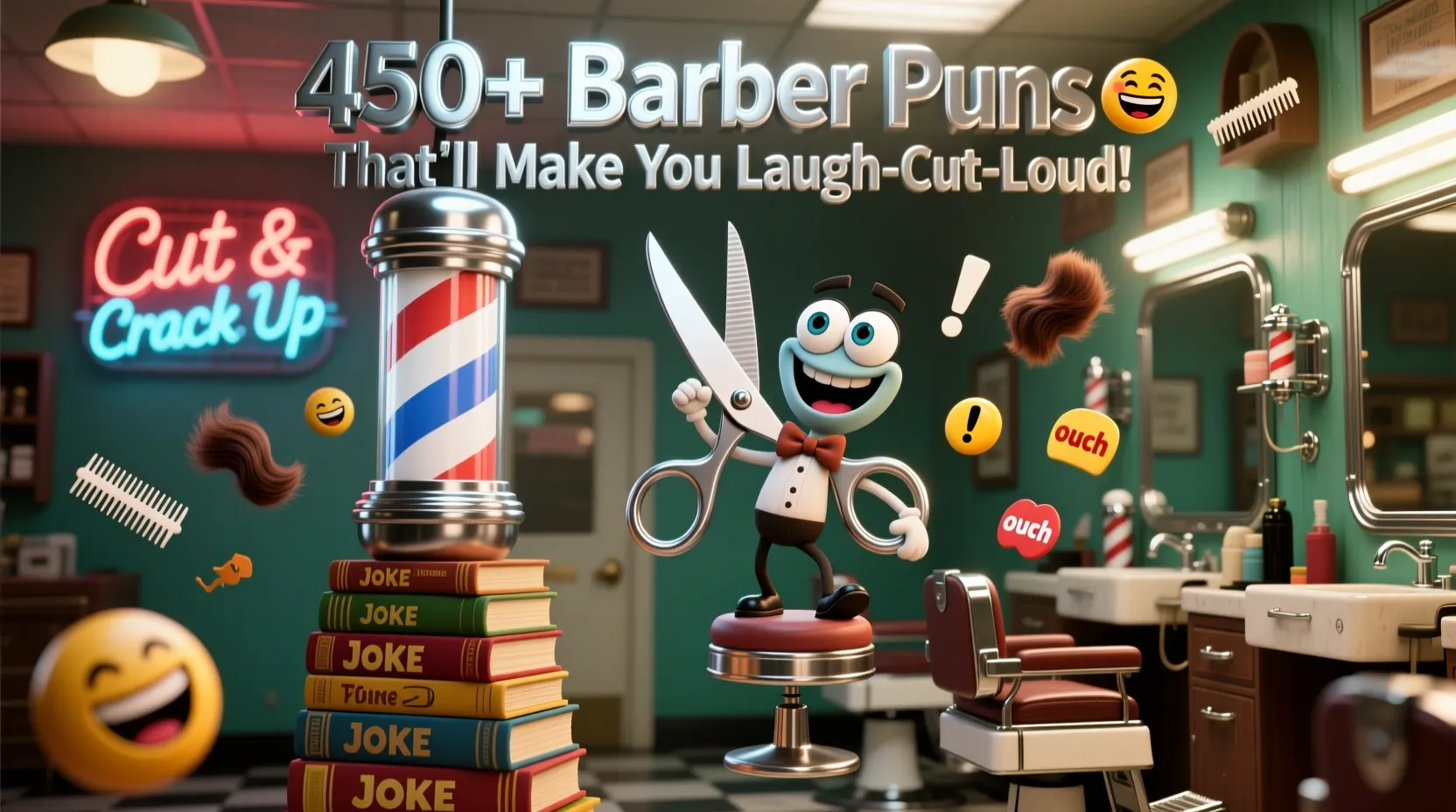 You are currently viewing 450+ Barber Puns ✂️😂 That’ll Make You Laugh-Cut-Loud!