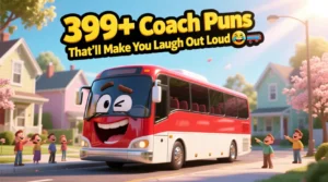 Read more about the article 399+ Coach Puns That’ll Make You Laugh Out Loud 😂🚍