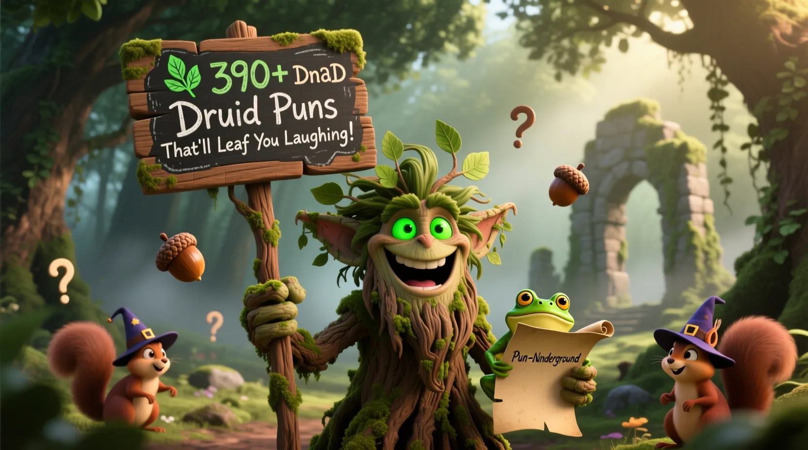 You are currently viewing 🌿 390+ DnD Druid Puns That’ll Leaf You Laughing!