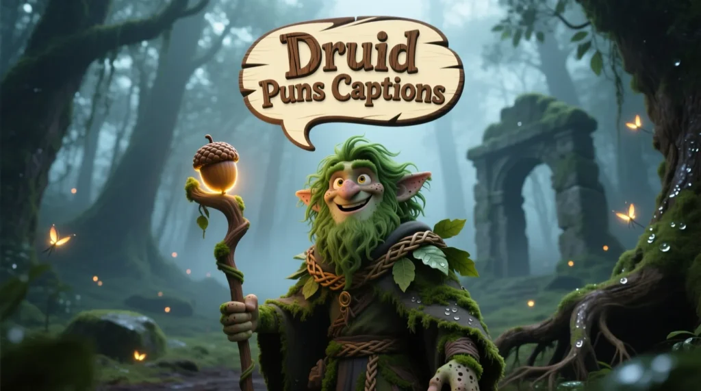 Druid Puns Captions