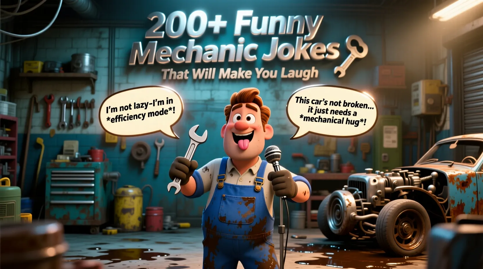 You are currently viewing 200+ Funny Mechanic Jokes 🔧 That Will Make You Laugh