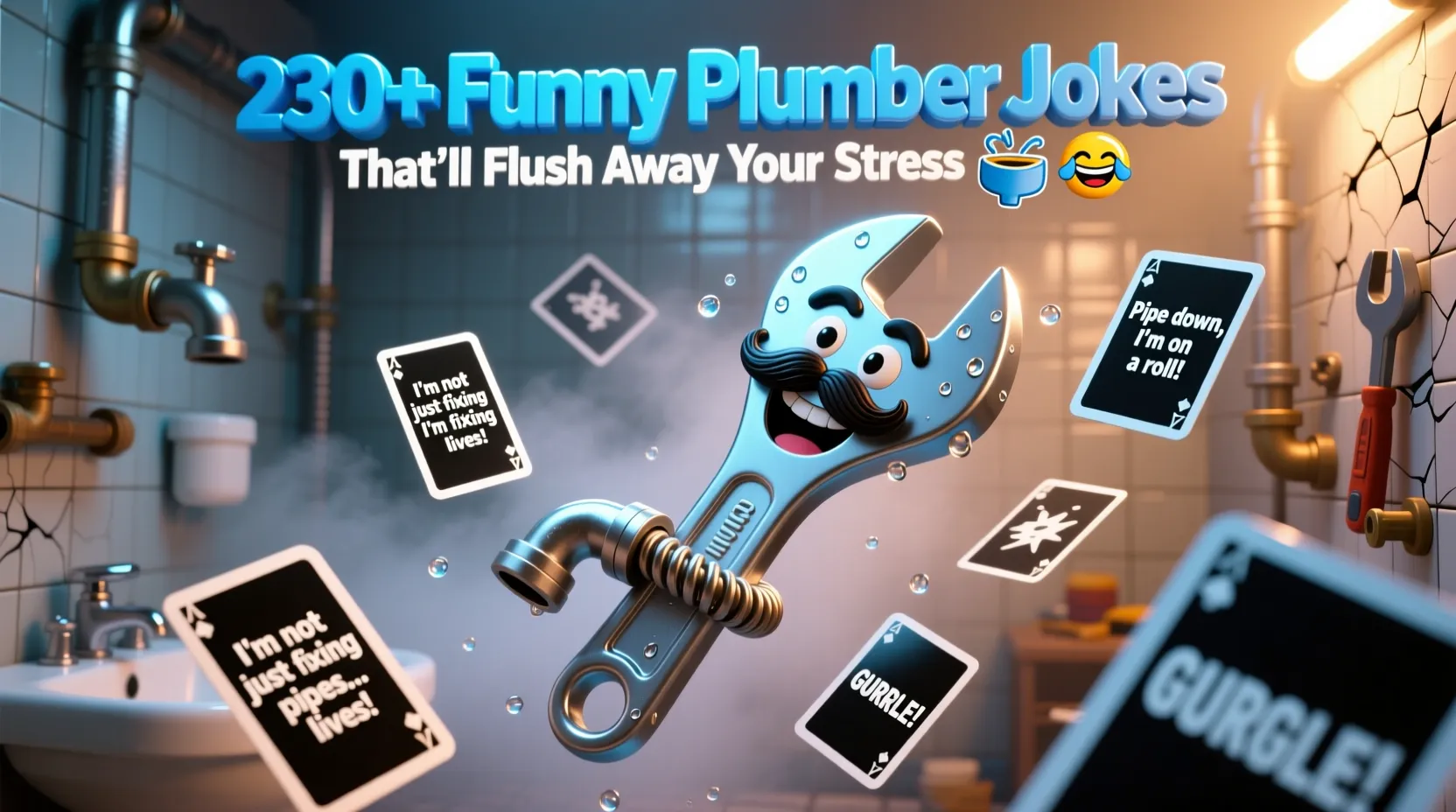 Read more about the article 230+ Funny Plumber Jokes That’ll Flush Away Your Stress 🚰😂