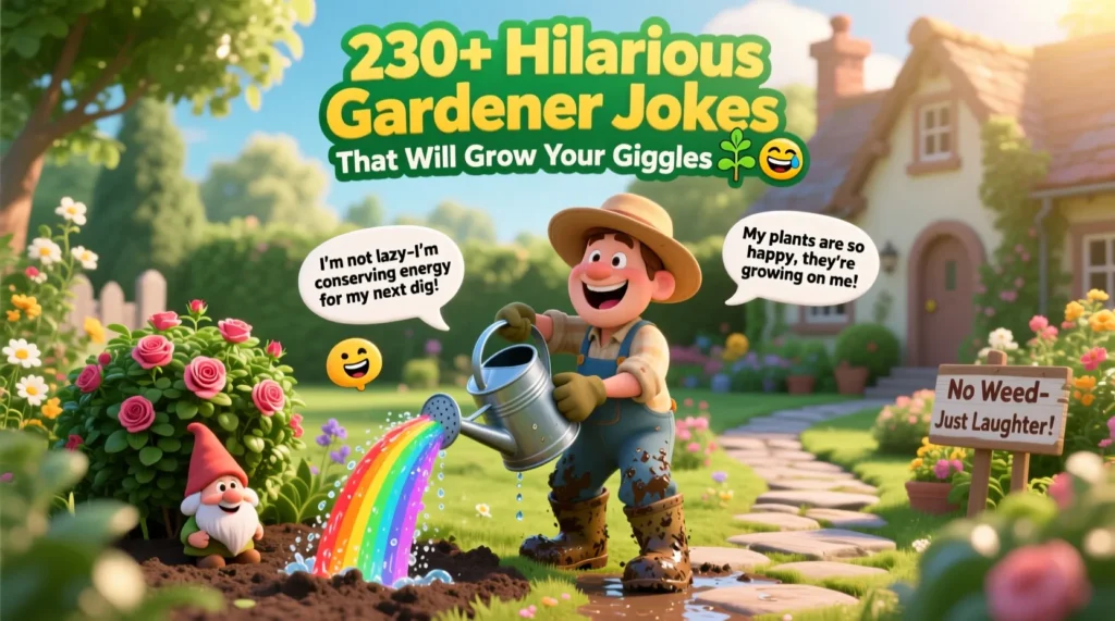 230+ Hilarious Gardener Jokes That Will Grow Your Giggles 🌱😂