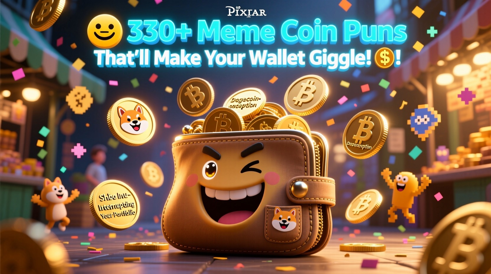 You are currently viewing 😂 330+ Meme Coin Puns That’ll Make Your Wallet Giggle! 💰