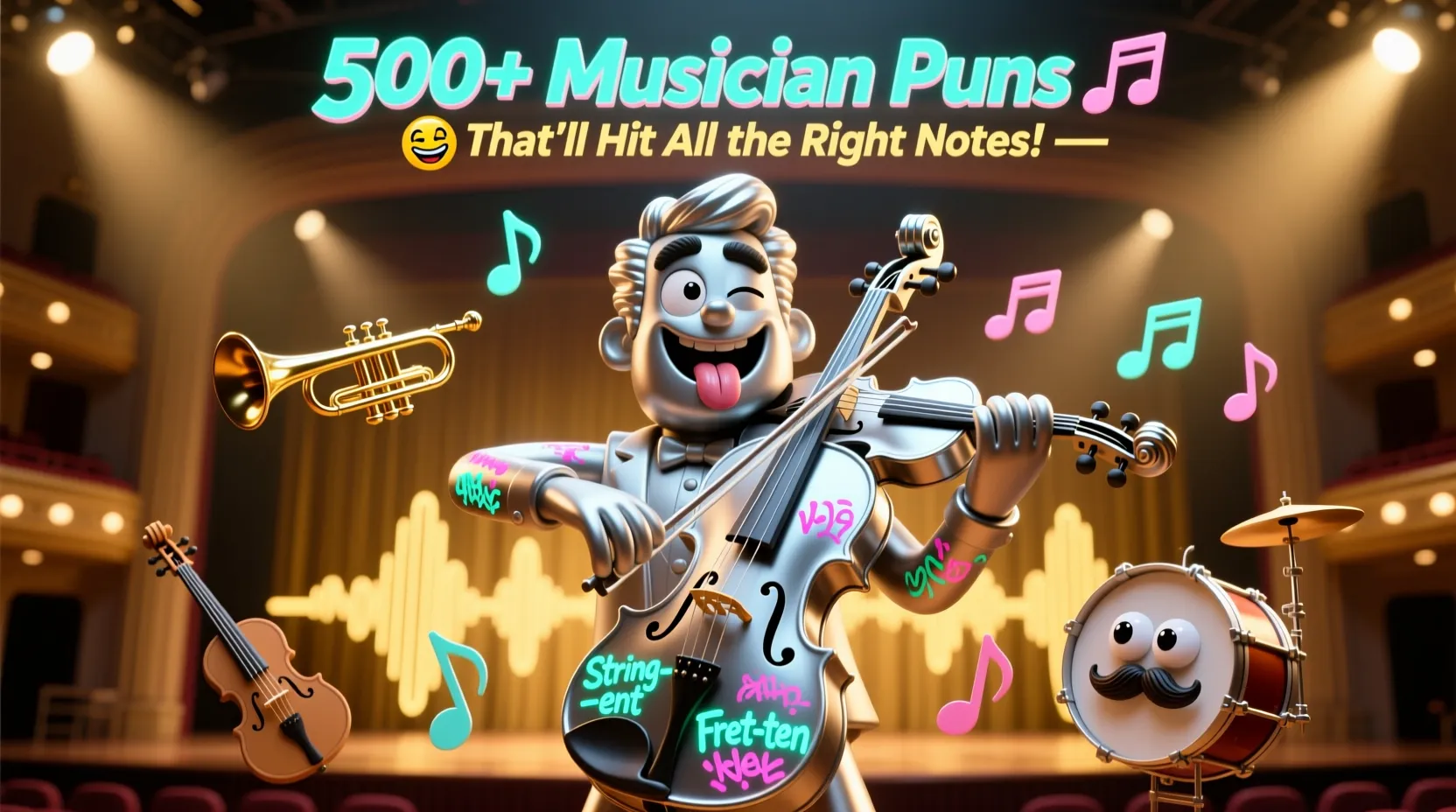 You are currently viewing 500+ Musician Puns 🎵😂 That’ll Hit All the Right Notes!