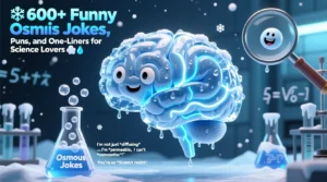 Read more about the article 600+ Funny Osmosis Jokes, Puns, and One-Liners for Science Lovers 🧠💦
