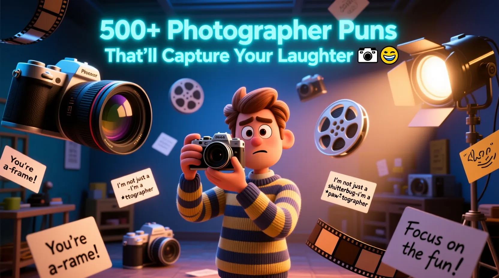 You are currently viewing 500+ Photographer Puns That’ll Capture Your Laughter 📸🤣