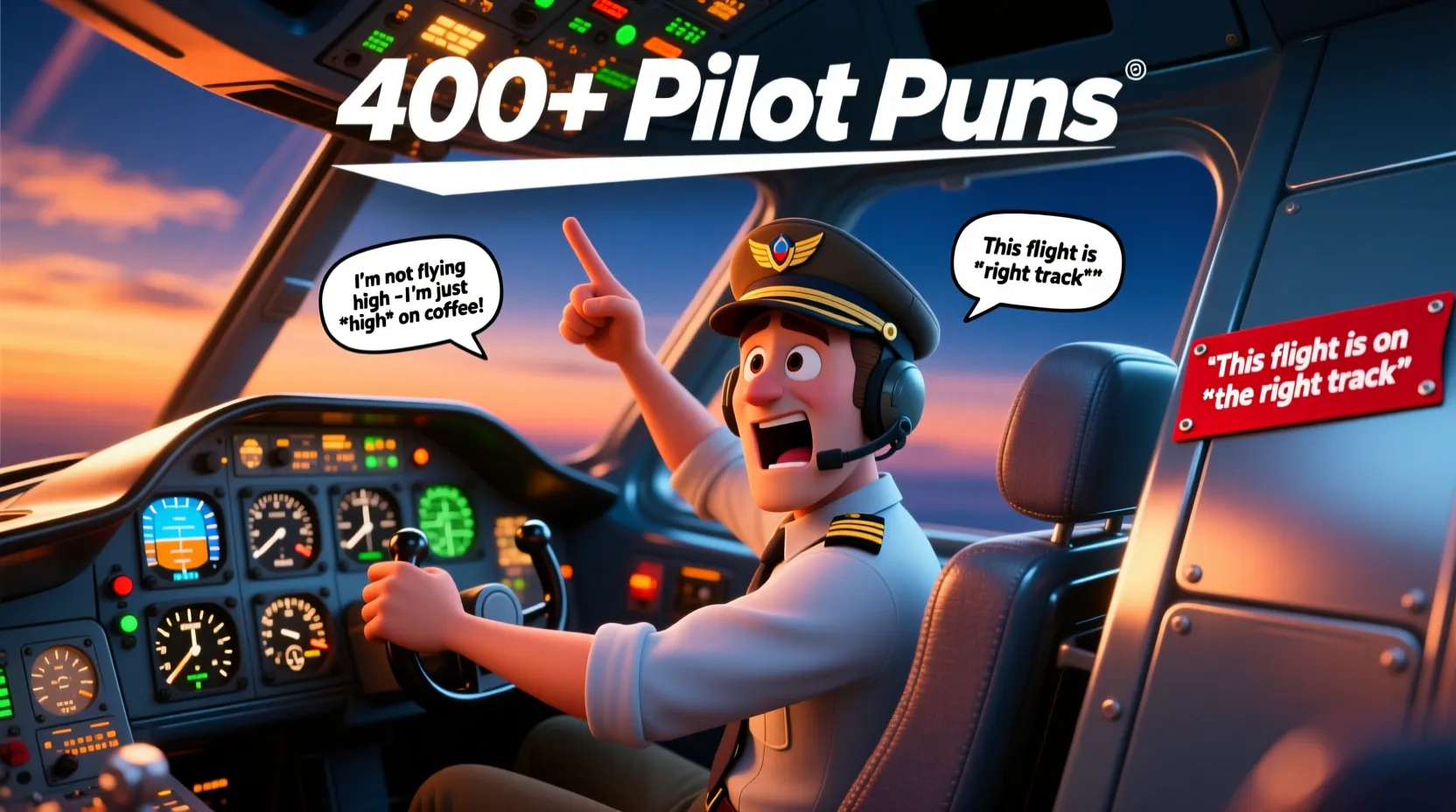 You are currently viewing 400+ Pilot Puns That Will Take Your Humor to New Heights ✈️😂