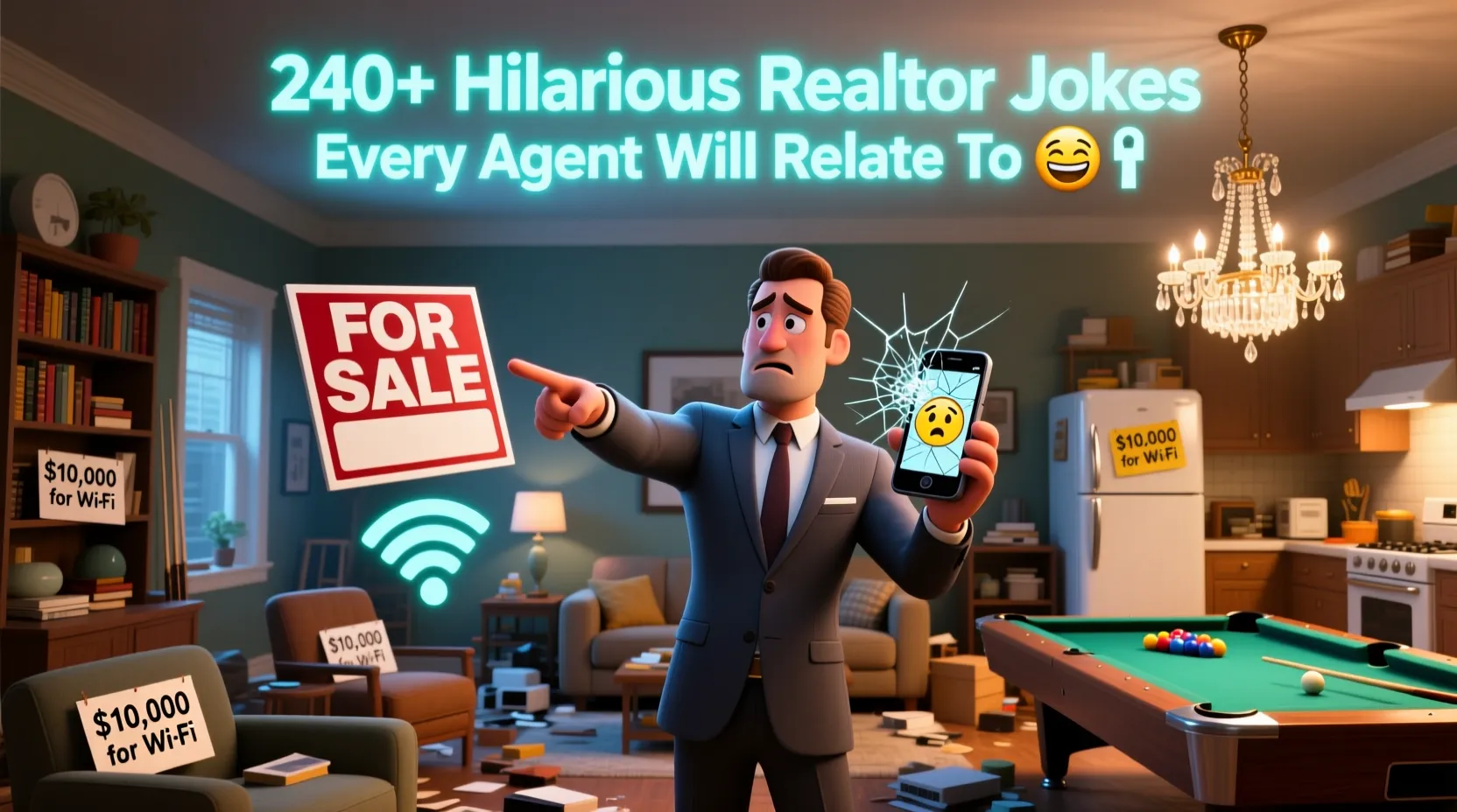 Read more about the article 240+ Hilarious Realtor Jokes Every Agent Will Relate To 😂🔑
