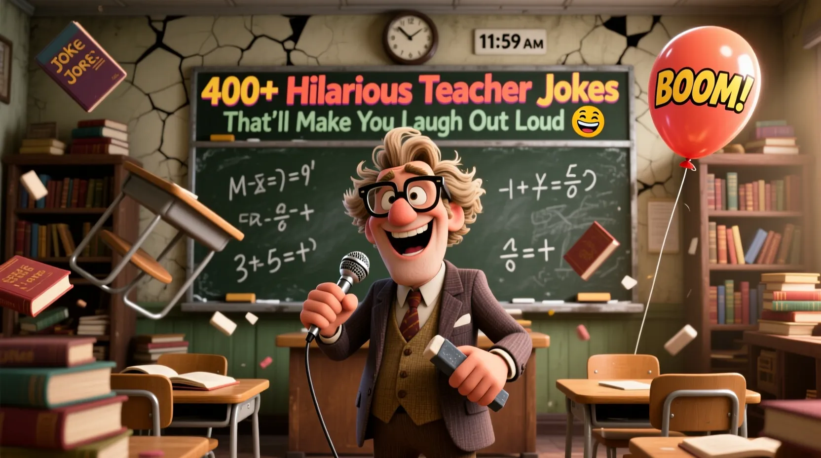 Read more about the article 400+ Hilarious Teacher Jokes That’ll Make You Laugh Out Loud 😂