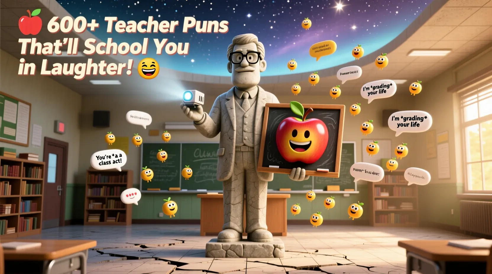 You are currently viewing 🍎 600+ Teacher Puns That’ll School You in Laughter! 😂