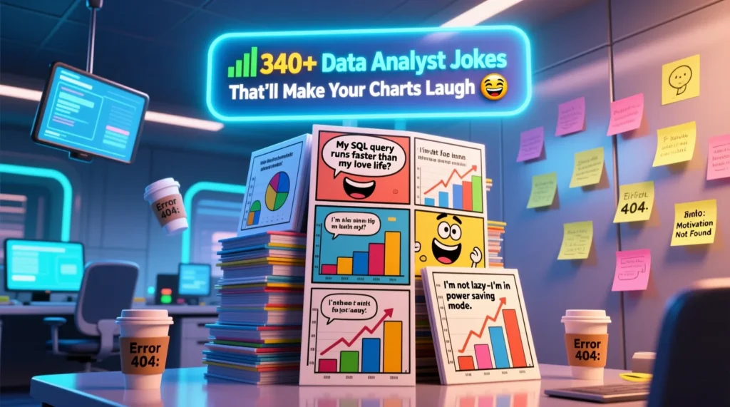 📊😂340+Data Analyst Jokes That’ll Make Your Charts Laugh 📈🤓